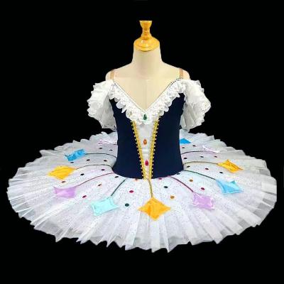 China Dress up professional ballet girls swan lake girls professional ballet costume ballerina tutu skirt classical ballet tutu dance skirt for sale