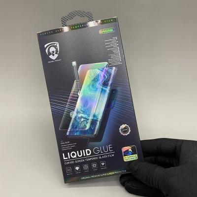 China Recycled Materials Premium Tempered Glass Film Packaging 9H Screen Protector Packaging Box Mobile Phone Protective Film Retail Packaging for sale