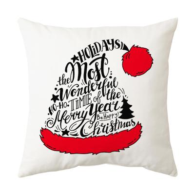 China Sleep Navidad 45cm Merry Christmas Pillow Cover Christmas Decorations For Home Ornament Xmas 2023 Decorations for sale