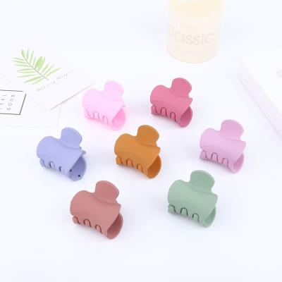 China Hair Decoration Vintage French Style Frosted Matte Small Hair Clip For High Ponytail for sale