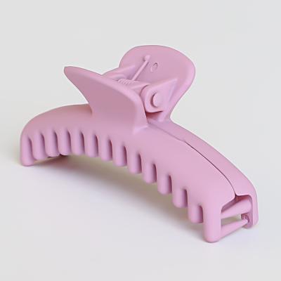 China Hair Decoration Hot Selling Pink Shark Decorative Hair Claw Clip For Thick Hair for sale