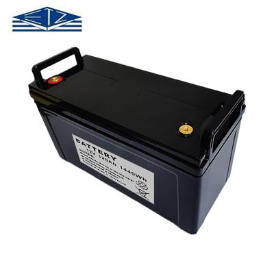 China LiFePO4 Batteries 12.8V 120Ah 1.5KW Energy Storage Battery with Handle 120AH for sale