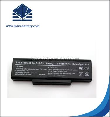 China LAPTOP High capacity laptop battery replacement battery for ASUS A32-F3 11.1V 6600mah battery for ASUS F2,F3,M51,Z9,Z53 for sale