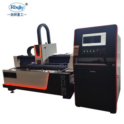 China Laser CUTTING Single Fiber Metal Laser Cutting Machine Rbqlty Table Metal Laser Cutting Machine for sale