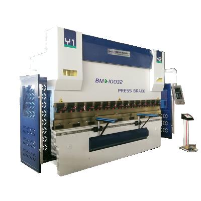 China Hotels press brake 100T press brake with 3200mm worktable height bending machine for sale