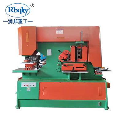 China Building Material Stores Locksmith Factory Rbqlty China Metal Sheet Locksmith Combined Punch and Shear Machine for sale