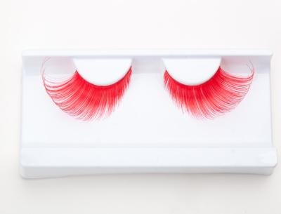 China Free sample factory beautiful colored feather eyelashes wholesale for sale