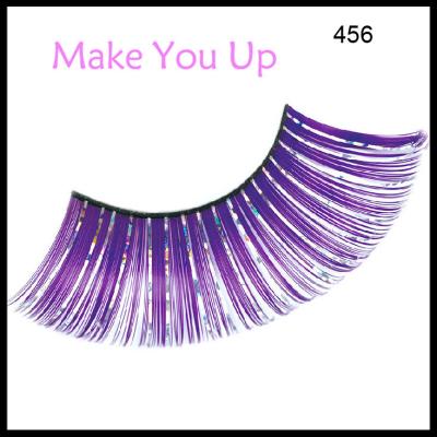 China Self-adhesive Artificial Colorful Eyelashes Hot Sale Party Custom Eyelash Packaging for sale