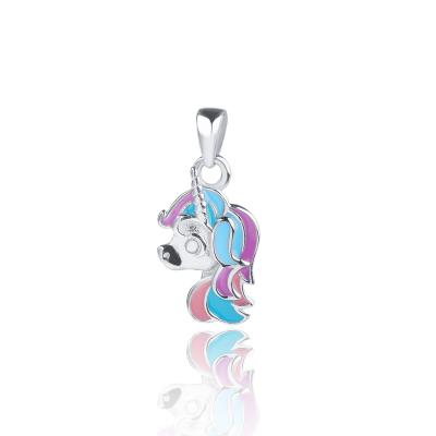 China 2023 FASHION Horse Girls Jewelry Set Sterling Silver Pendant Jewelry Children's Cartoon Pendant Jewelry for Girls Women for sale