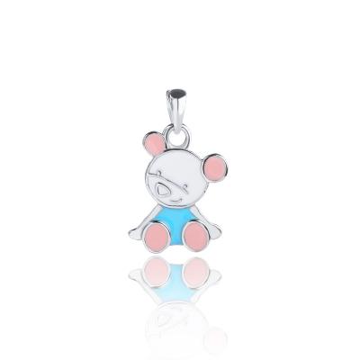 China 2023 Set of FASHIONABLE Mouse Girls Jewelry Sterling Silver Pendant Jewelry Cartoon Pendant Children's Jewelry for Girls Women for sale