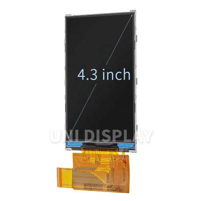 China Vertical IPS screen 4.3 inch tft st7701s optional touch 4.3inch 480x800 capacitive lcd display for instruments and appliance 4.3 inch for sale