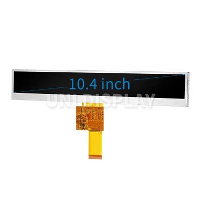 China High brightness 10.4 inch ultra large stretched bar lcd display 1024*100 for supermarket dynamic advertising display applications 10.4 inch for sale