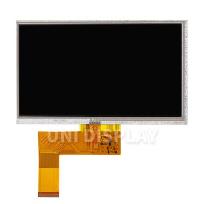 China Factory Type 500 Contrast 7.0 Inch Long Life TFT 800*480 RGB 40 Pins LCD Display 40 Pins 7.0 Inch TN Resistive Touch Screen for sale