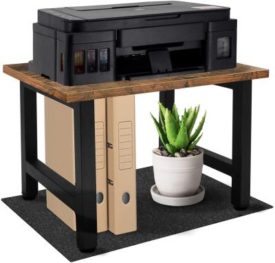 China Viable Vintage Desktop Printer Stand with Felt Mat, Single Layer Organizer and Desk Shelf Office Shelf for sale