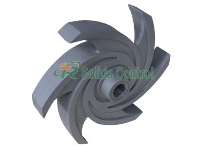 China Reliable Operation Centrifugal Mud Pump Spare Parts Cast Iron Impeller for sale