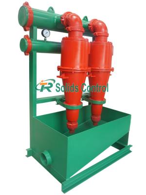 China TRZS60 Bottom Shaker Drilling Mud Desander 45um - 75um Separation Point for sale