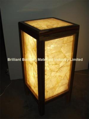 China Backlit White Rock Crystal Lamp/Light Box for sale