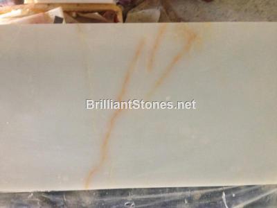 China Iran White Onyx Flooring Tiles for sale