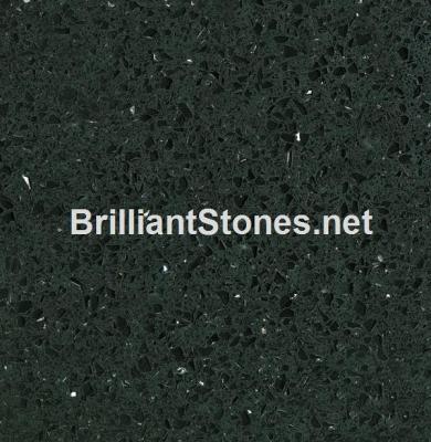 China Artificial Quartz Stone Crystal Black Model 305, Stain Resistance, High Hardness for sale