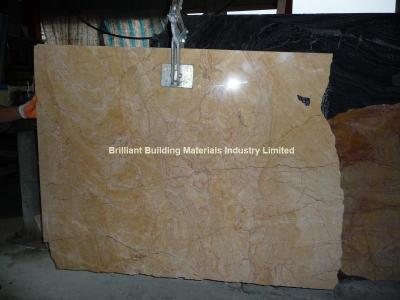 China China Crema Valencia Marble Slab, Natural Yellow Marble Slab for sale