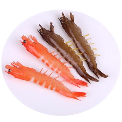 China China Simulated Straight Shrimp Food PVC Crafts Model Artificial Food Making Materials and Accessories for sale