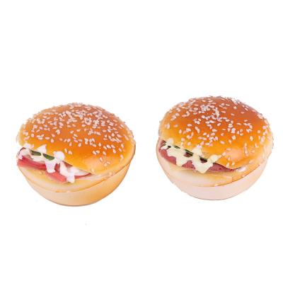 China China Simulated Hamburg Model Food Fake Small Burger Props Children's Food Toys Western Food Props for sale