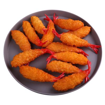 China Japan Simulation Model Fried Anchovy Shrimp Tempura Food Model Props Western Dim Sum Fried Food Props Preschool Toys for sale