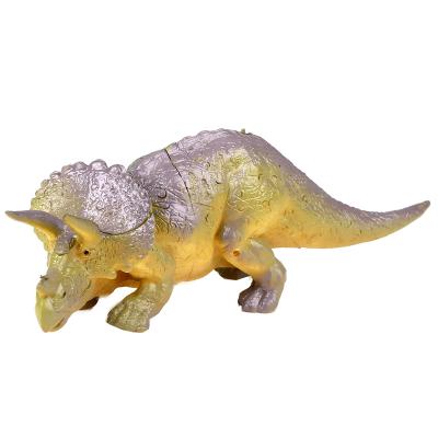 China Dinosaur model toys triangle dragon toys for children dinosaur Model Play Simulation toys PVC plastic animal model for sale