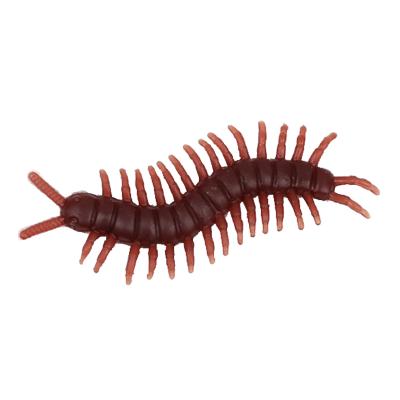 China Fake Tricky Centipede Play Model Plastic PVC Centipede Small Simulation Model and Props Halloween Scary Children's Toys for sale