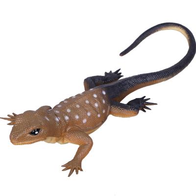 China Plastic Amphibious Quadruped Quadruped Children's Toys Play Simulation Lizard Chameleon Model Creepy Props Reptile Model for sale