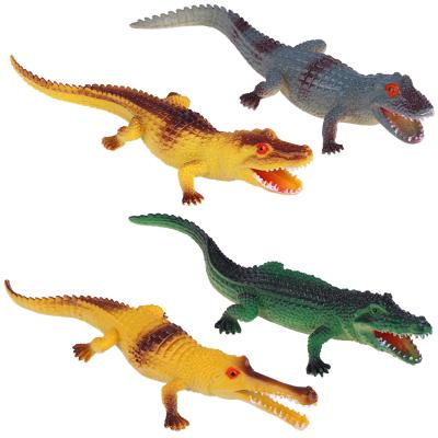 China Children Educational Toys Simulated Early Education Props Reptile Reptile Toys Early Education PVC Alligator Suit Crocodile Model Children Toy Plastic for sale