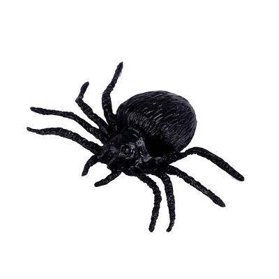 China Kids Educational Toys Simulated Small Puffy Spider Pattern Sirius Spider Props Haunted House Set Props Halloween Fool's Day Pranks for sale