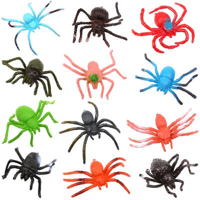 China Educational Children Toys PVC Simulation Spider Model Set Mini Toys Children's Toys Animal Props Early Education Animal Insect for sale