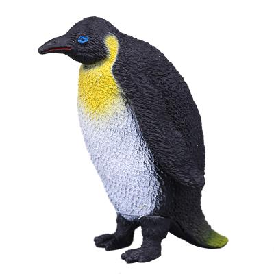 China Soft Plastic Educational Toys Children PVC Penguin Model Emperor Penguin Toys Kids Pinch Toys Model Bath Marine Animal Toys for sale