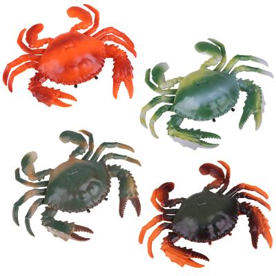 China Children Educational Toys Simulated Crab Early Education Knowledge Marine Animals Toys For Children Red Props Crab Models Red Crab for sale