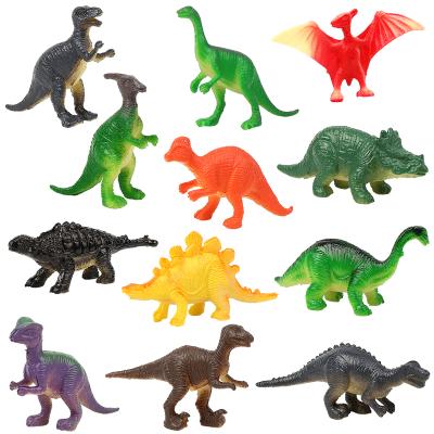 China Mini Tyrannosaurus Set Dinosaur Simulation PVC Kids Toys Early Education Props Children Toys Educational Animal Model Toys for sale