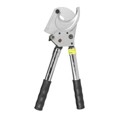 China J-52 manual industrial stretch cutting tool ratchet cable cutter 397*165*54(mm) for sale