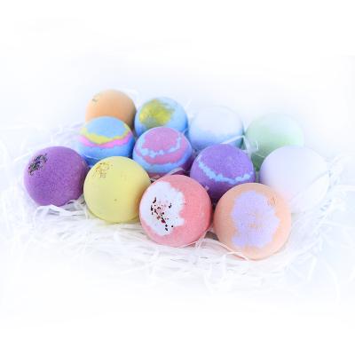 China Home Supply 100% Natural Round Bath Bomb Foaming Organic Spa Powder Factory Hotel Spa Powder Organic Gift for sale