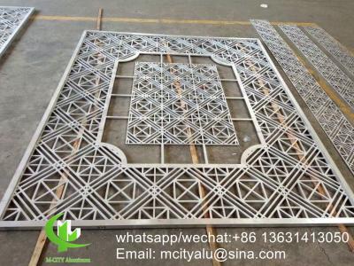 China 10mm Aluminium Decorative Screens Powder Coated Finish Any Colors Available for sale