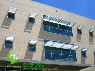 Κίνα η awning sunshade ηλιακή σκίαση καθόρισε louver ήλιων αρχιτεκτονικό louver αργιλίου σχεδιαγράμματος αεροτομών για sunshade παραθύρων προς πώληση