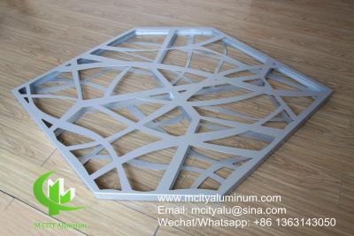 China Commercial Custom Aluminum Sheet  Exterior Building Cladding hexagon panel for sale