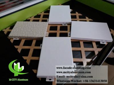 China El polvo revestido de los paneles de la fachada de la pared de aluminio arquitectónica del sistema cubrió uso exterior en venta