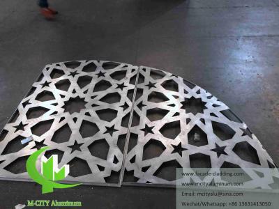 China Professional Laser Cut Aluminum Screens , Outdoor Laser Cut Panels for sale