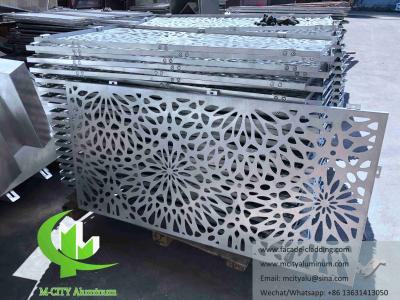 China Laser Cut Aluminium Curtain Wall Cladding Decoration Exterior 3mm Thickness for sale