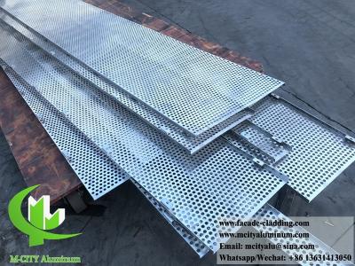 China Folded Aluminum Sheet Solid Aluminum Panels 3mm Powder Coated For Wall Perforated Pattern for sale