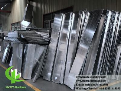 China Gevouwen aluminium paneel Professionele gepoedercoate aluminium bekledingspanelen Metalen gevel Te koop