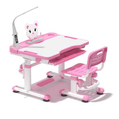 China Interesting Price Modern New Type Small Table With Chairs Kids In Plastic Adjustable Children's Desk for sale