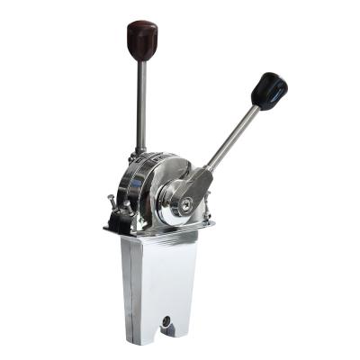 China Each Product Description Latest Product Boats Cargo Main Silver Zinc Alloy Throttle Fishing Boats Throttle Head for sale