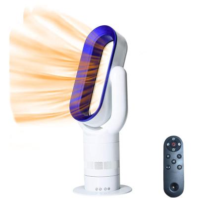 China Hot Cool Tower Fan with Remote Controller Electric Fan Heater Leafless Heater Hot Cool Tower Fan with Remote Control Quiet Space Heater Natural Wind Cooling Warmer for sale