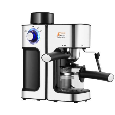 China Pump-type Latte Art Cappuccino Mocha Green Tea 240ML Household Espresso Maker Automatic Steam Coffee Bubble Milk Coffee Machine Small for sale